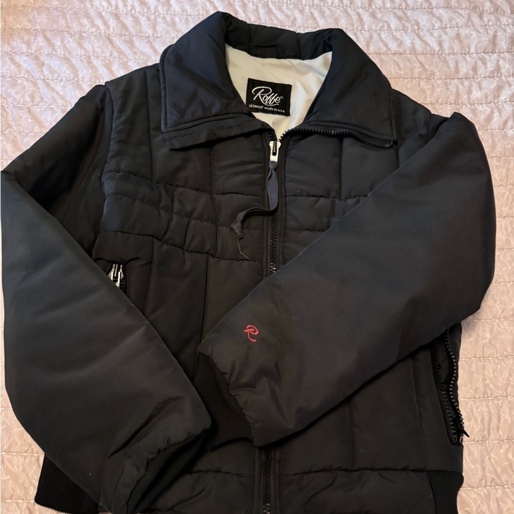 Black ski jacket